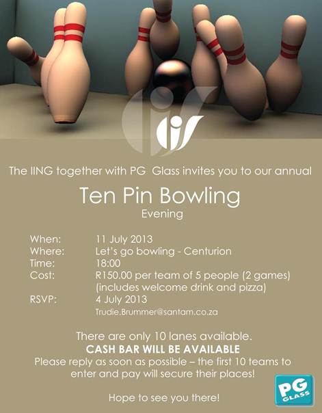 2013 Ten Pin Bowling